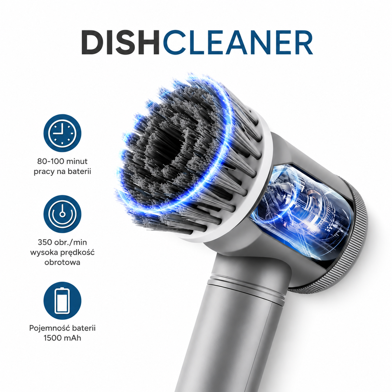 Szczotka DishCleaner™ - Umyj Naczynia w Kilka Sekund
